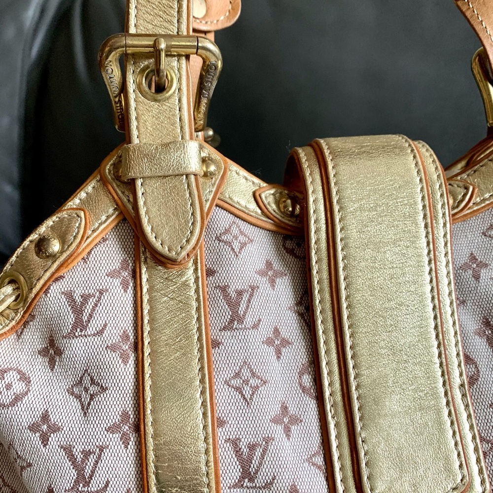 ‼️sold‼️Louis Vuitton Theda Mini Lin Khaki - Picture 7 of 16